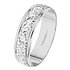Revere 9ct White Gold Diamond Cut Wedding Ring