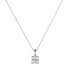 Revere 9ct White Gold Diamond Pendant 18 Inch Necklace