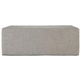 Argos Home Prim Fabric Double Ottoman Bed - Light Grey