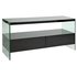 Argos Home Kaspa TV Unit - Black Gloss & Glass