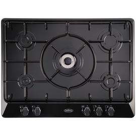Belling GHU70GC MK2 Cast Iron Support Gas Hob - Black