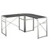 Argos Home Metal Corner Office Desk - Black