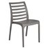Hygena Stakk Plastic Chair - Grey