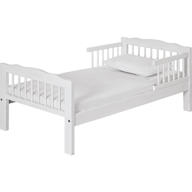 Buy HOME Antique Pine Toddler Bed Frame White at Argos.co.uk Your