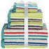 Argos Home 6 Piece Striped Towel Bale - Multicoloured