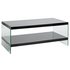Argos Home Kaspa Coffee Table - Black Gloss & Glass