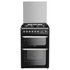 Hotpoint HUD61KS 60cm Double Oven Dual Fuel Cooker - Black
