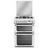 Hotpoint HUD61PS 60cm Double Oven Dual Fuel Cooker - White