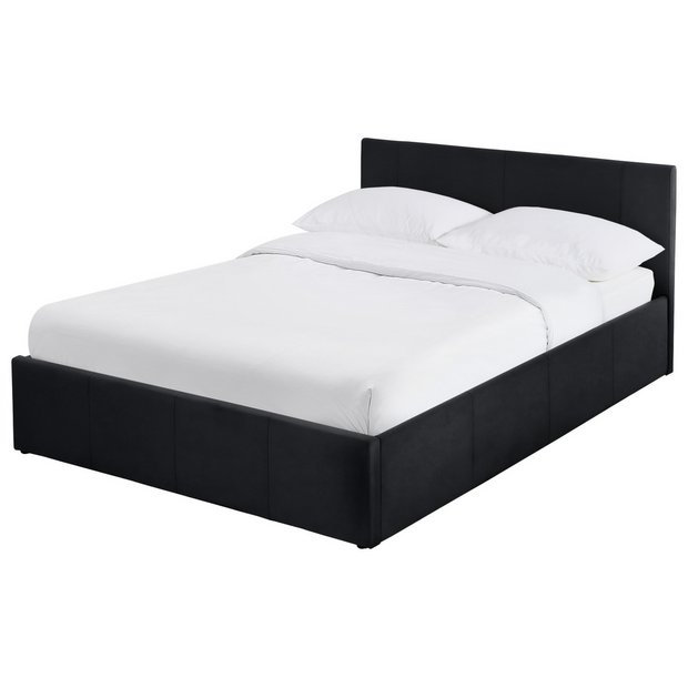 Buy Argos Home Lavendon Double Ottoman Bed Frame Black Ottoman And Storage Beds Argos