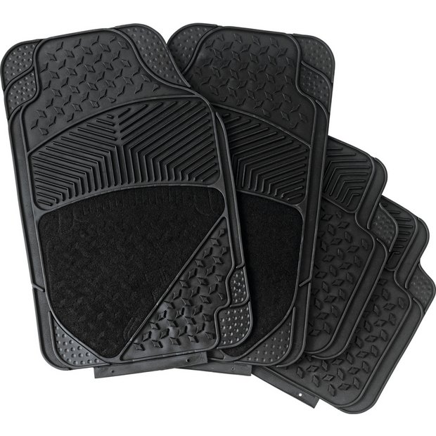 Buy Streetwize Set of 4 Premium Rubber & Carpet Car Mats at Argos.co.uk