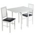 Argos Home Orton Spindle Drop Leaf Table & 2 Chairs - White