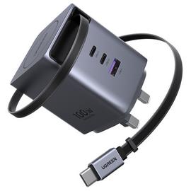 UGREEN Nexode Pro 100W Charger with USB-C Retractable Cable