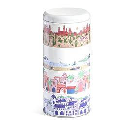 Habitat Small Destinations Stacking Tin Candle Set