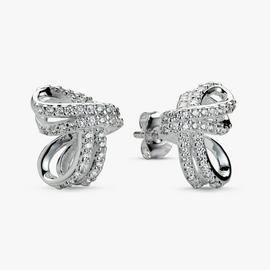 Revere Sterling Silver Double Knot Stud Earrings
