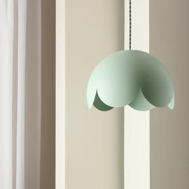 Habitat Scallop Metal Easy Fit Lampshade - 30cm