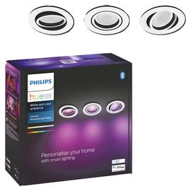 Philips Hue Centura White & Colour LED Spotlight - 3 Pack