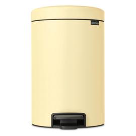 Brabantia 12 Litre New Icon Pedal Bin - Mellow Yellow