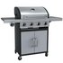 Argos Home Deluxe 4 Burner Stainless Steel BBQ