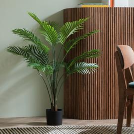Habitat Artificial Green Areca Palm Plant - 71cm