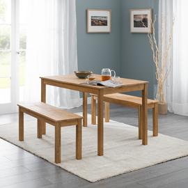 Julian Bowen Coxmoor Oak Dining Bench - Natural