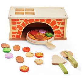 Chad Valley Wooden Pizza Counter