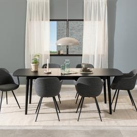 Furniture To Go Montreux Ext 6 Seater Dining Table - Black