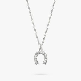 Revere Sterling Silver Horseshoe Pendant Necklace