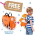 Trunki Tipu Tiger Ride-On Suitcase & Clownfish Paddlepak