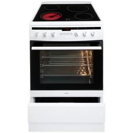 Amica 608CE2TAW 60cm Single Oven Electric Cooker - White