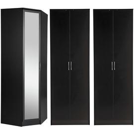 Argos Home Cheval Corner & Two 2 Door Wardrobes Set