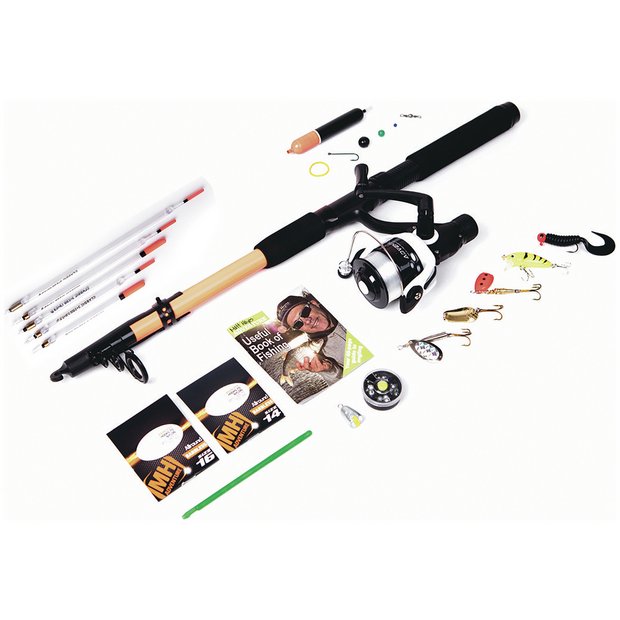 EBTOOLS Foldable Fishing Rod and Reel Set - UK