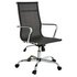 Argos Home Sleek Mesh Back Chair - Black & White