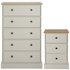 Argos Home Kensington Bedside & 5 Drawer Set-Grey/Oak Veneer