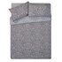 Argos Home Grey Lace Damask Bedding Set - Double