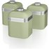 Swan Retro Canisters - Green