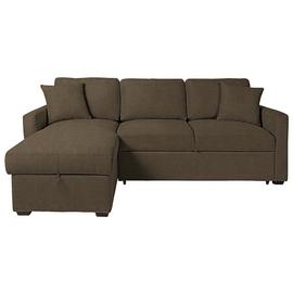 Habitat Reagan Fabric Left Hand Chaise Corner Sofa Bed