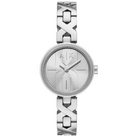 Armani Exchange Ladies Silver Stainless Steel Bracelet Watch