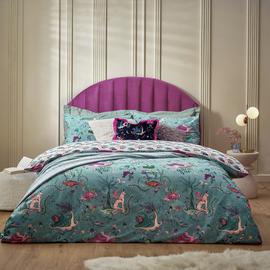 furn Athena Blue and White Bedding Set