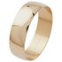 Revere 9ct Gold Court Shape Wedding Ring6mm