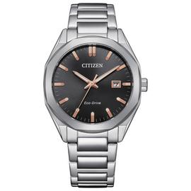 Citizen Men's Stainless Steel Octagonal Bezel Bracelet Watch