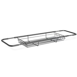 Habitat extendable metal bath bridge – matte black
