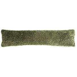 Habitat Shearling Draught Excluder - Moss Green