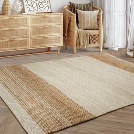 Asiatic Cedar Natural Jute Flatweave Rug