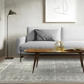 Asiatic Nova Tribal Grey Cut Pile Rug