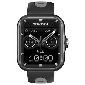 Sekonda Motion Pro Black Silicone Strap Smart Watch