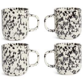 Habitat Jackson Set of 4 Mugs - Black