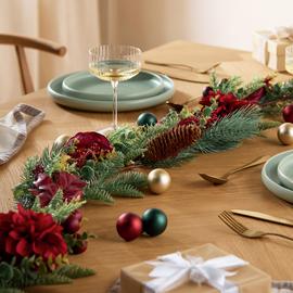 Habitat Luxe Rose & Berry Christmas Garland