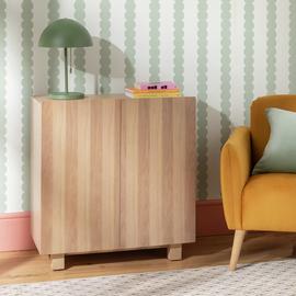 Habitat Cyril 2 Door Small Sideboard - Natural