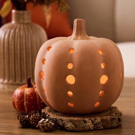 Argos Home Terracotta Orange Pumpkin Halloween Decoration