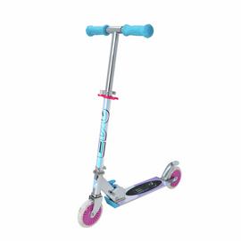 Evo Holographic Inline 2 Wheel Scooter - Pink and Blue
